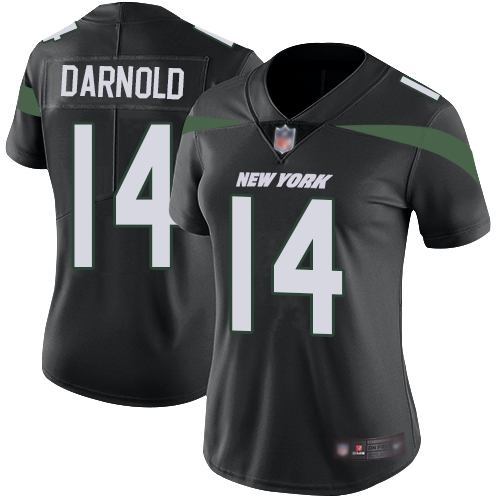 New York Jets Limited Black Women Sam Darnold Alternate Jersey NFL Football #14 Vapor Untouchable